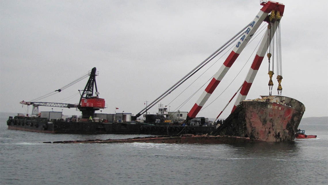 MV HAYAT N RO-RO GEMİSİ ENKAZININ KALDIRILMASI